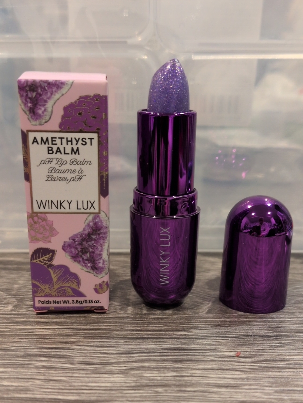WINKY LUX Amethyst Shimmer Lip Balm - Sparkling Purple